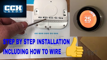 INSTALLATIE VAN DE NEST LEARNING THERMOSTAT - Hoe aan te sluiten