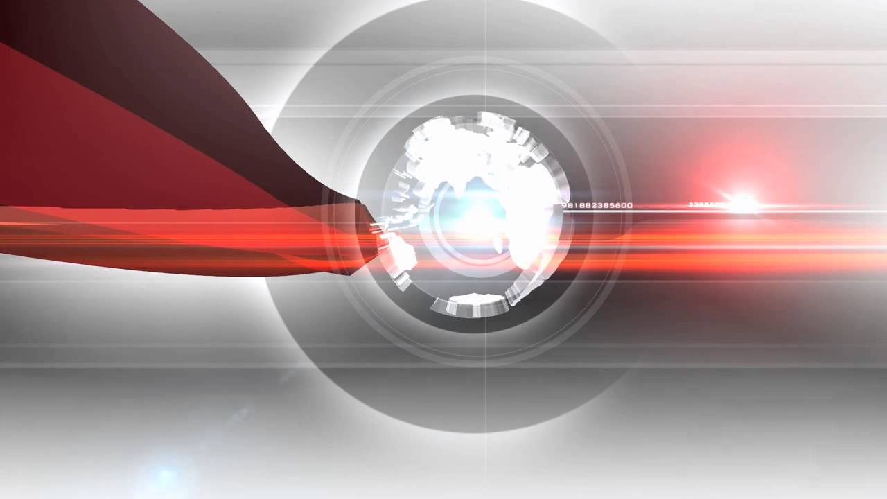 free virtual news studio background red HD - YouTube