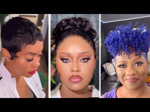 Unique Short Hairstyles and Haircuts Idea for Black Women