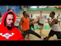 THEY THREW HANDS!! THE CRAZIEST HOOP VIDEO OF THE YEAR! *5v5 Reaction*