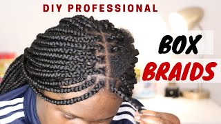 HOW TO: BOX BRAIDS STEP BY STEP |How to braid your hair Beginner-Friendly *VERY DETAILED*