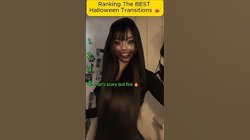 Ranking The BEST Halloween Transitions #tiktoktrend  #halloween2025  #usa #fypシ゚viral #ranking