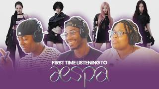 LISTENING TO KPOP W/ Aespa 🖤 Drama, Armageddon, Whiplssh