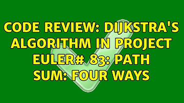 Code Review: Dijkstra