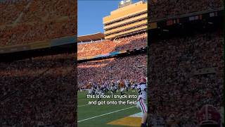 Nick Shirley alleges: Sneaking onto the field at a College Football game! #tennessee #georgia #collegefootball