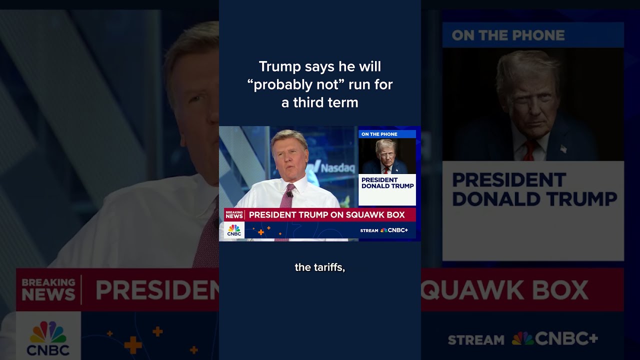 Trump Says He Will Probably Not Run For A Third Term