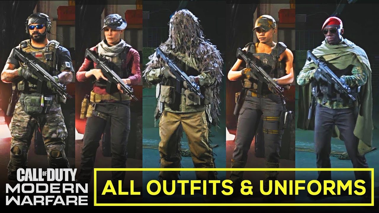 All Operator Skins and Outfits in WARZONE 2 & CALL OF DUTY: MODERN