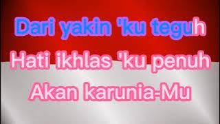 Lagu Wajib Nasional SYUKUR Ciptaan H. Mutahar (Lirik dan Vokal)