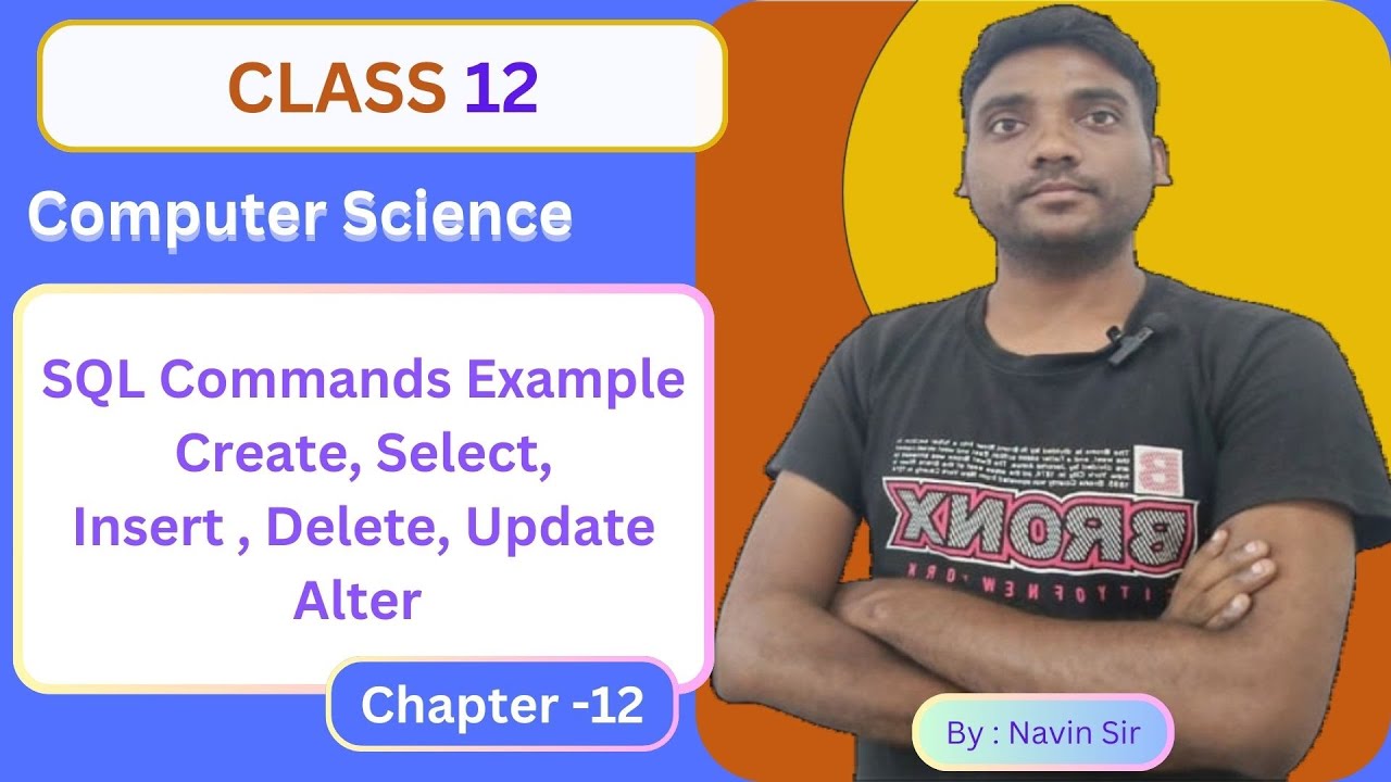 L-16, SQL Command Examples , CREATE , SELECT , INSERT, UPDATE, DELELE ...