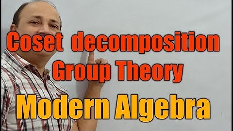 coset decomposition in group theory| modern algebra in hindi Bsc Msc net jam maths by Hd sir