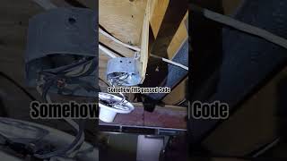 Renovation - Electrical  Light fixture #electrician#reno#diy#light#basement#issue#dark#wire#vlog#10