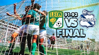 FINALES HISTÓRICAS: León vs Puebla  La fiera logró alzarse con el título