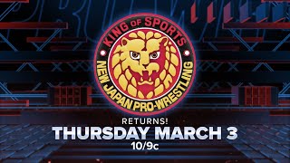 New Japan Pro-Wrestling Returns To Axs