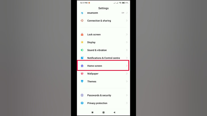 How To Lock Home Screen Layout in Redmi | #shorts #homescreen