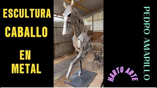 ESCULTURA DE CABALLO ,HARTO ARTE .PEDRO AMARILLO by Pedro Amarillo 104 views 2 months ago 1 minute, 57 seconds