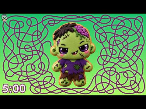 5 Minute Timer Bomb HALLOWEEN ZOMBIE COOKIE