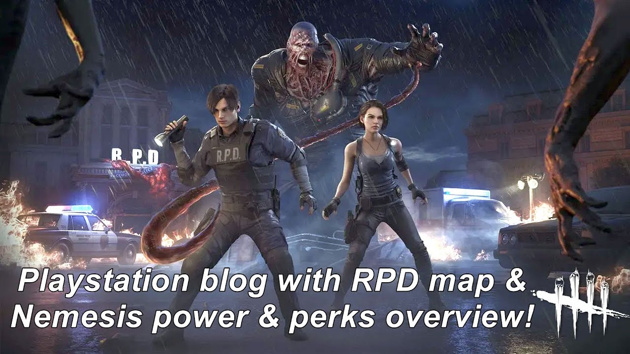 Dead By Daylight Resident Evil Dlc Overview Of Rpd Map Nemesis From Playstation S Blog Youtube