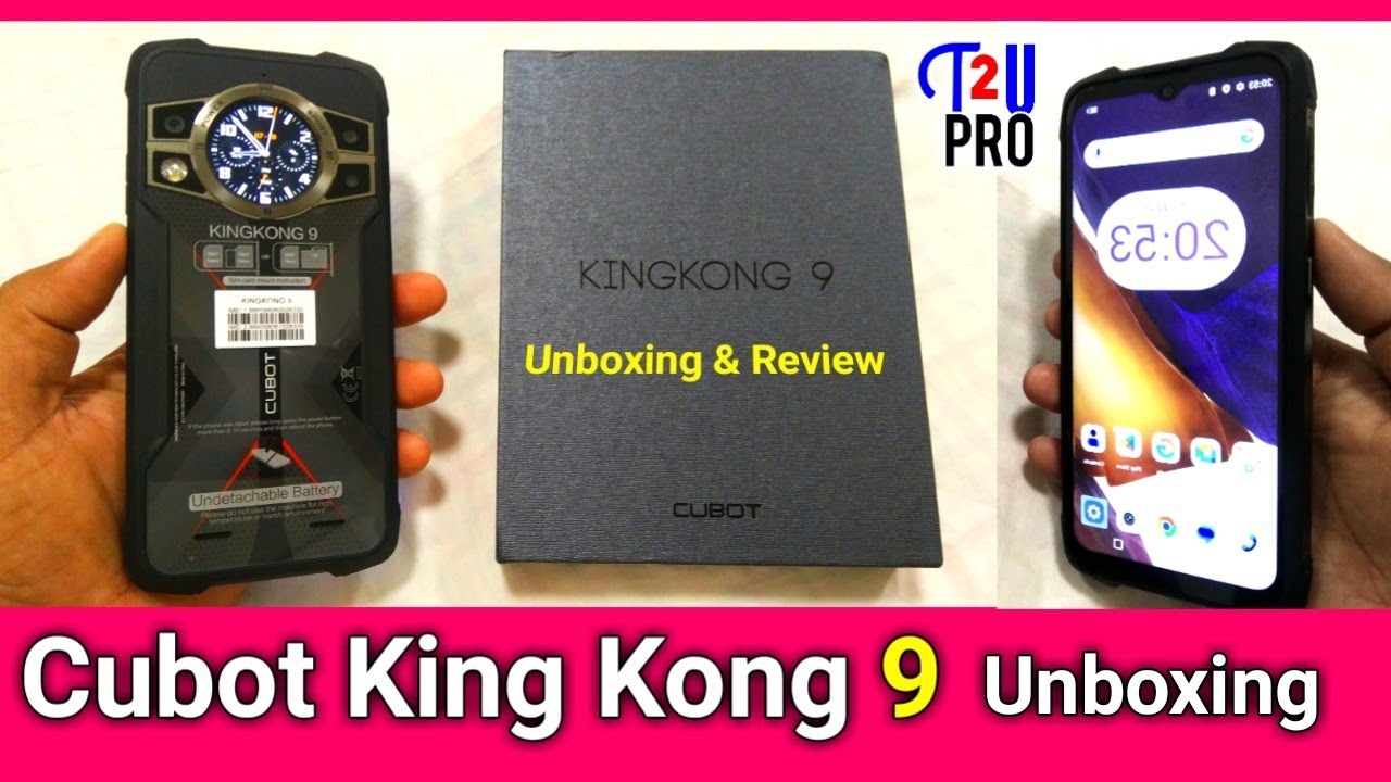 Cubot King Kong 9 unboxing and Review