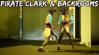 Pirate Clark (Geras) & Backrooms Stage (Wu Shi Academy) - Skin Mod /Stage Showcase - Mortal Kombat 1
