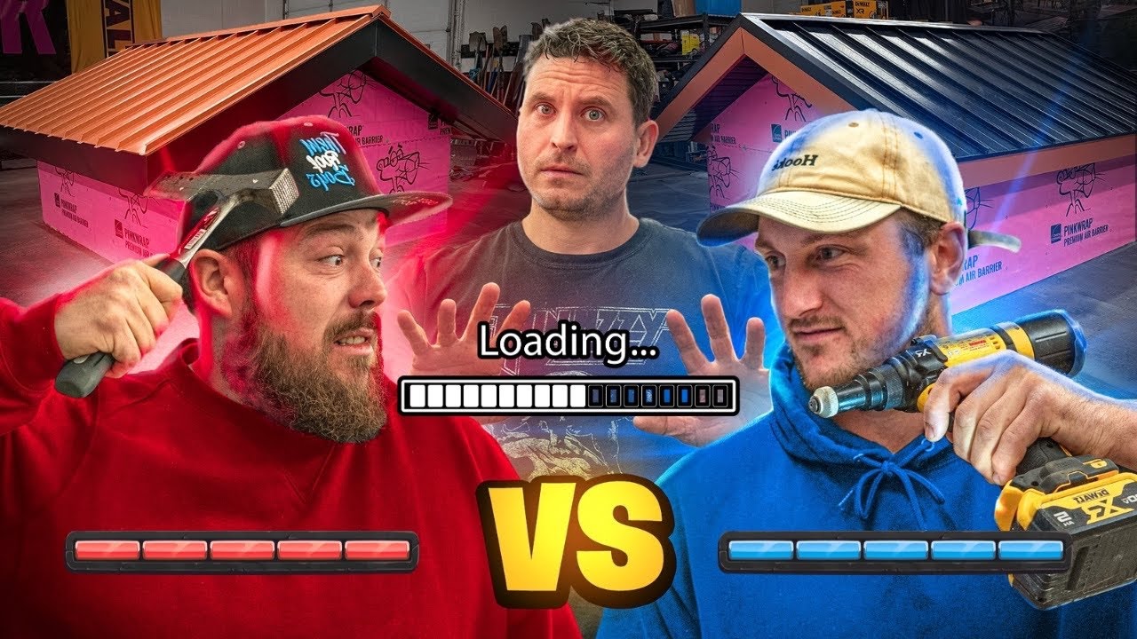 YouTuber VS Real Roofer | Standing Seam Roof - Teaser
