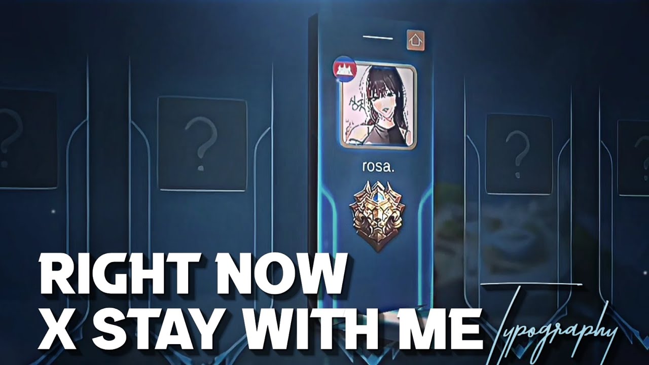 RIGHT NOW x STAY WITH ME | ML PRESET ALIGHT MOTION TYPOGRAPHY | ROSE EDITZY🥀🎟️