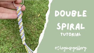 How To: Double Spiral Stitch Gimp Keychain