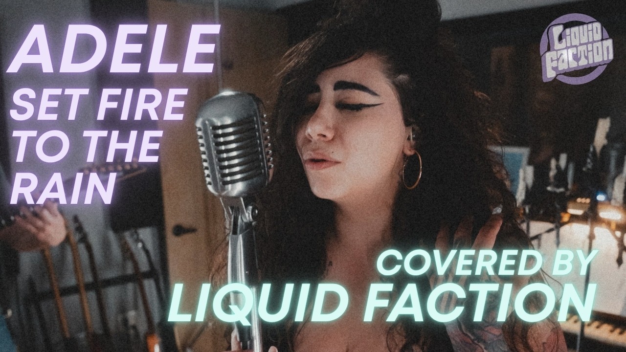 Liquid Faction performing Set Fire to the Rain at Swift Road Studios