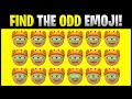 FIND THE ODD EMOJI! O15051 Find the Difference Spot the Difference Emoji Puzzles PLO