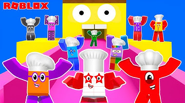 THE RETURN OF 1 to 10: Make Cakes and Feed the GIANT NOOB | Roblox