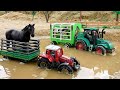 Rescue Transport Tractors and Build Bridge Construction Vehicles Toys | BIBO STUDIO