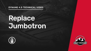 Dyname 4.0 - How to replace the Jumbotron display