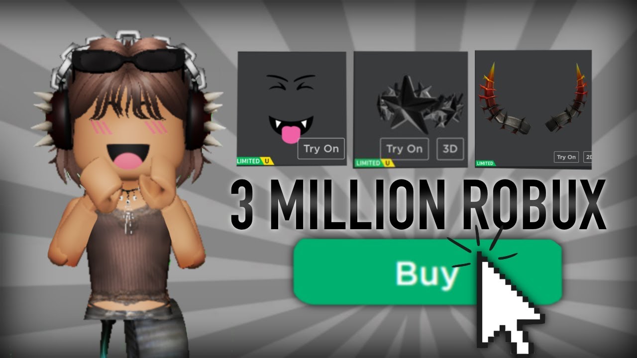 Wasting Over 3 Million Robux (Not Clickbait)