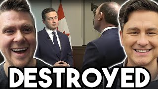 "I Have to Correct You" Pierre Poilievre DESTROYS Woke Reporter