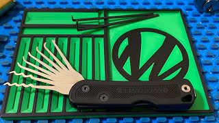 LockMaster Moki Edition Jackknife: Purple to Black Locks Picked