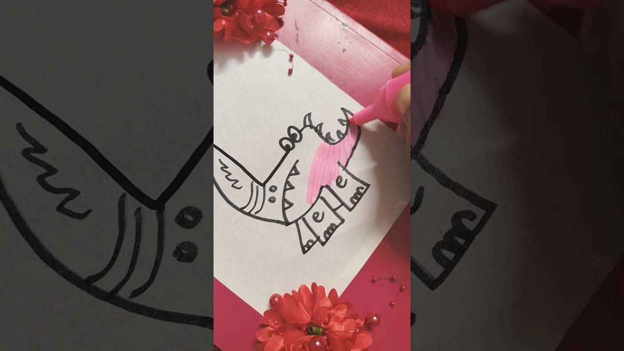 Easy drawing from alphabet L idea 💡 cartoon character drawing 