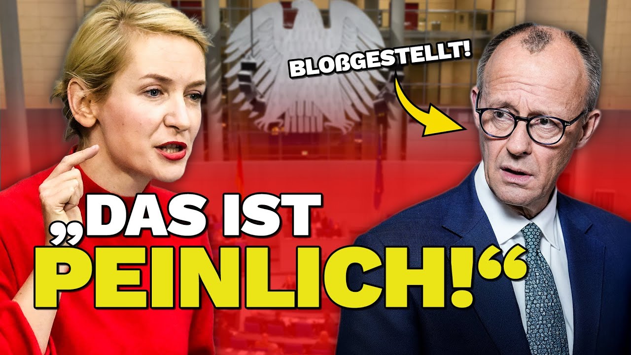 Ines Schwerdtner stellt Merz Im Bundestag Bloß!