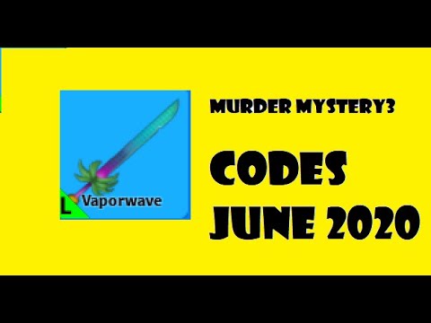 roblox murder mystery 3 codes june 2020