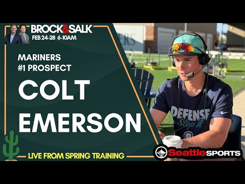 #Mariners No. 1 Prospect Colt Emerson Discusses Journey to Big Leagues | #SeattleSports