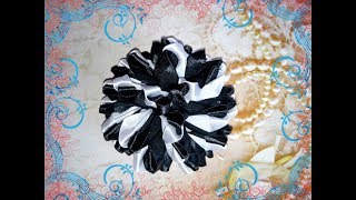 Цветы из лент канзаши. Как сделать красивые цветы из лент. Канзаши. Цветы из лент канзаши. Как сделать красивые цветы из лент. Канзаши.
