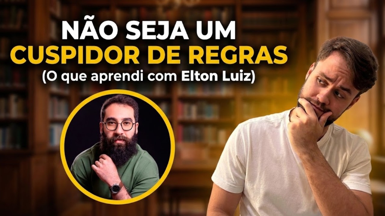 Não seja um CUSPIDOR DE REGRAS (O que aprendi com Elton Luiz)