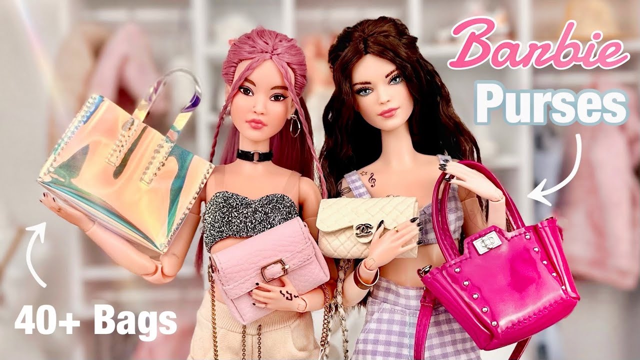 All My Barbie Doll Purses & Bags - My WHOLE Collection - Cute & Realistic 