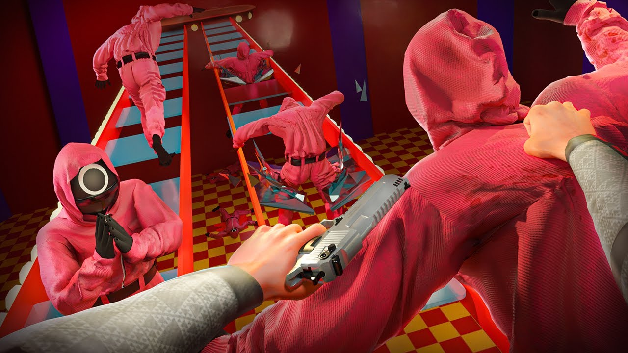 Forcing Squid Games Guards To Walk The GLASS BRIDGE...