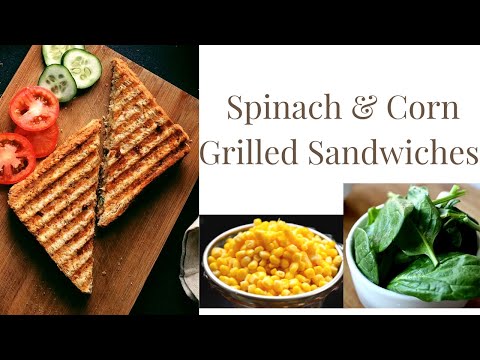 SPINACH ,CORN & CHEESE GRILLED SANDWICH|*Akshatas Recipes|Episode 151