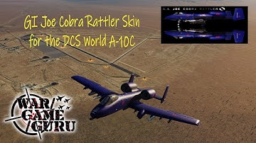 DCS WORLD - GI Joe/Cobra Rattler Skin for the DCS A-10C