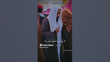 احمد بن طالب اوليس الذي خلق السموات والارض بقادر على ان يخلق مثلهم #المصحف #تلاوات #قرآن