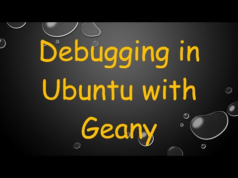 Debugging in Ubuntu with Geany