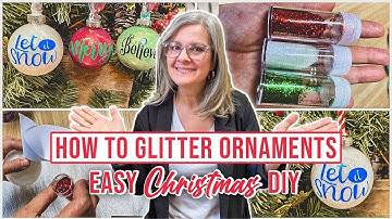 3 Easy Methods For Making Glitter Ornaments At Home