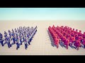 50 MELEE UNITS vs 50 MELEE UNITS - Totally Accurate Battle Simulator TABS