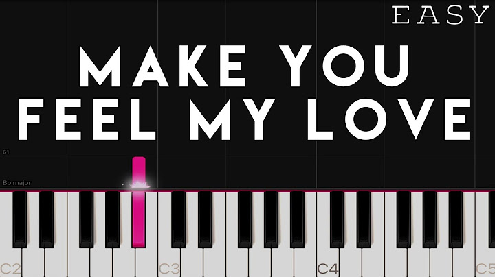 Make You Feel My Love Piano version - Piano performance video thumbnail