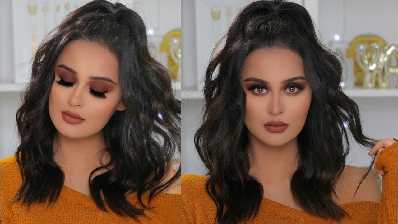 All Matte Fall Makeup And Hair Tutorial YouTube